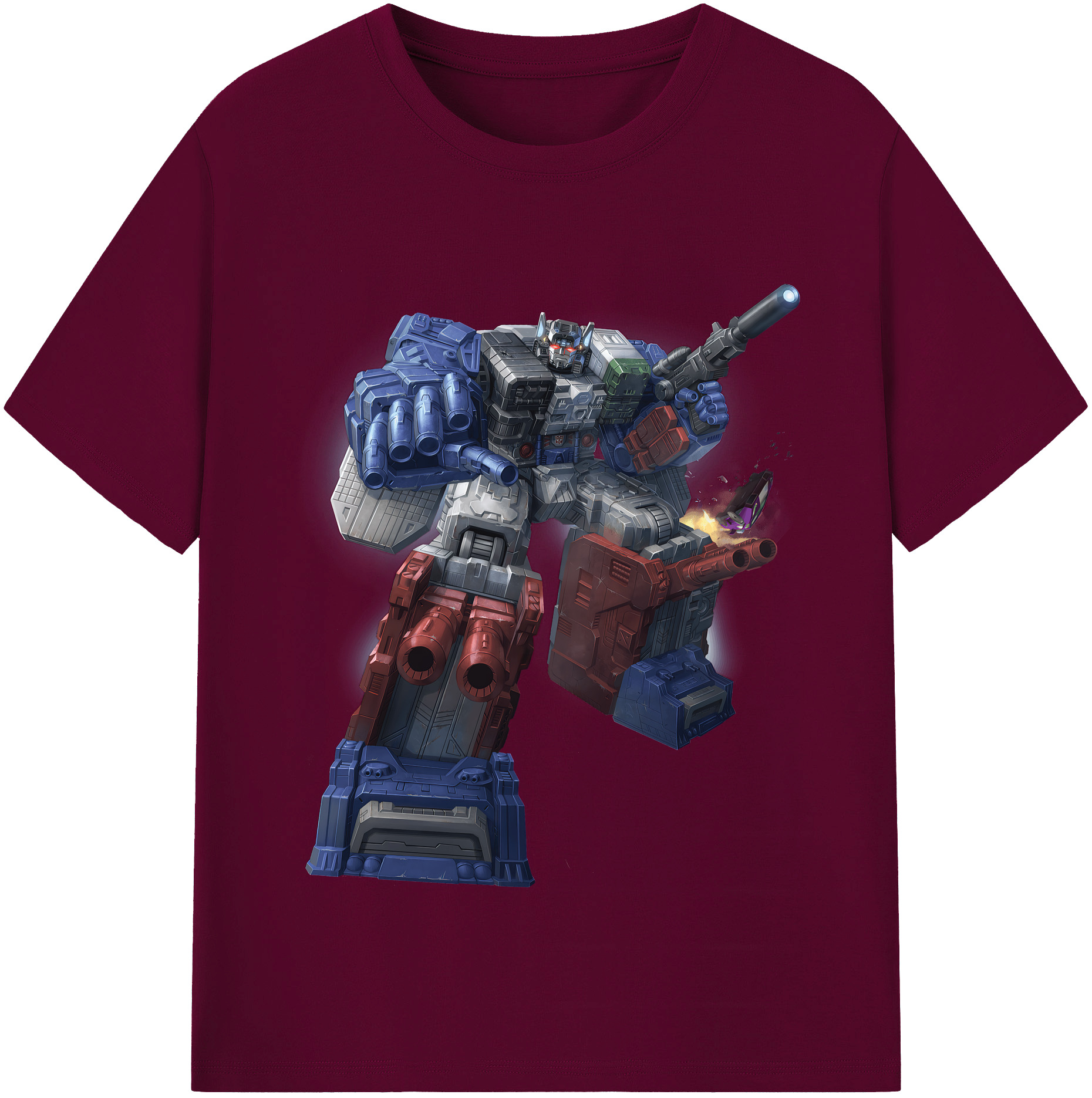 （画像用） Transformers トランスフォーマー レディースカジュアルプリントTシャツ（綿100％）